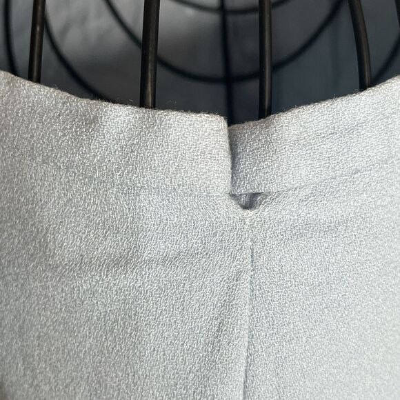 BICCI Florine Wachter Blue Wool Mink Collar  Skirt Suit Womens Size 14 ALTERED - Picture 16 of 16